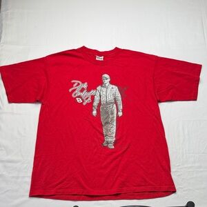 Chase authentics vintage Dale Earnhardt Jr. NASCAR graphic tee XL red racing car